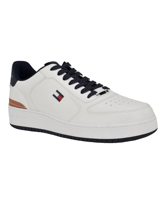 Tommy Hilfiger Mens Kevern Lace Up Fashion Sneakers - Black Product Image