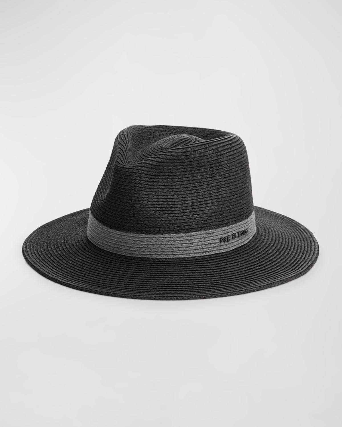 Womens City Straw Fedora Product Image