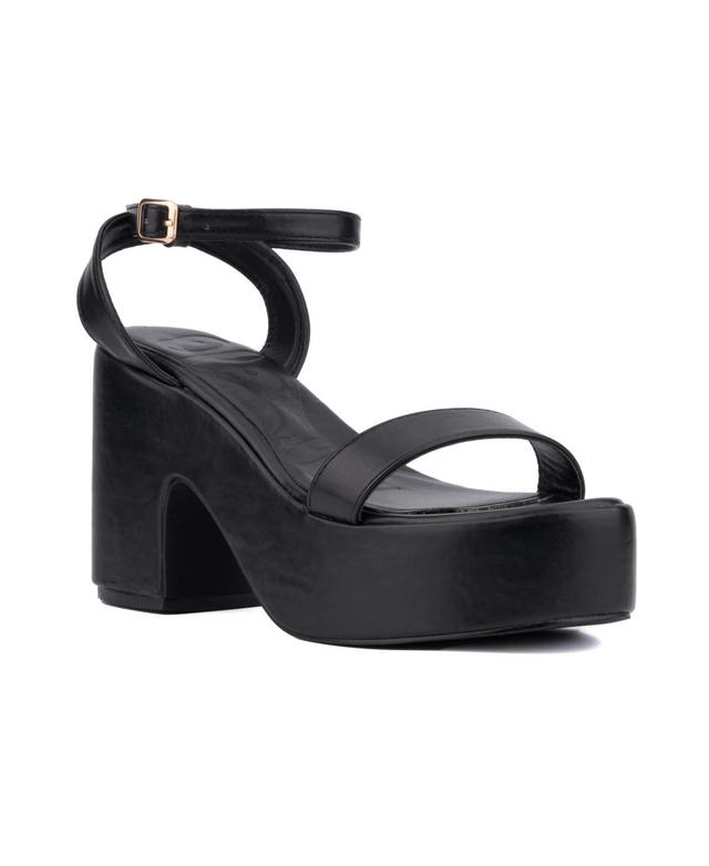 Olivia Miller Womens Charmer Platform Heel Sandal Product Image