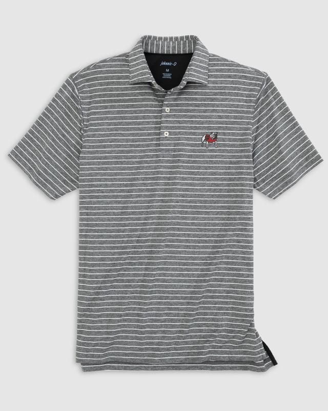 Mississippi State Newton Striped Jersey Performance Polo Product Image