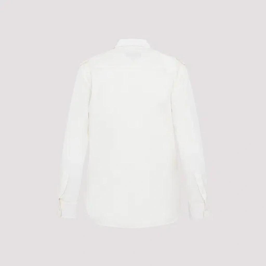 NILI LOTAN Jeanette Silk Shirt In White Product Image