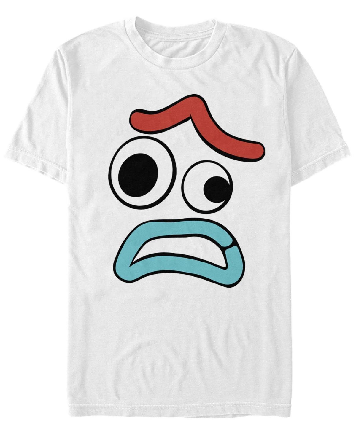 Fifth Sun Mens Scared Forky Short Sleeve Crew T-shirt Product Image