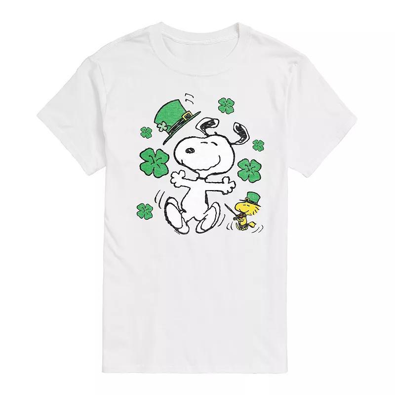 Mens Peanuts Snoopy St. Patricks Day Graphic Tee Product Image