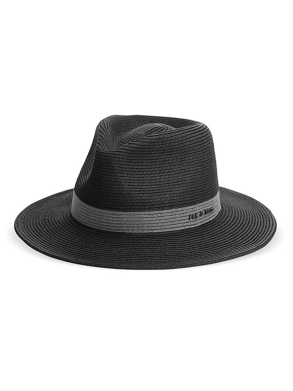 Womens City Straw Fedora product image