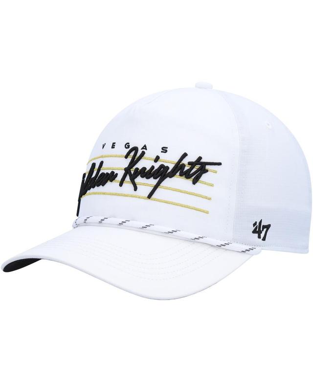 Mens 47 White Vegas Golden Knights Downburst Hitch Snapback Hat Product Image