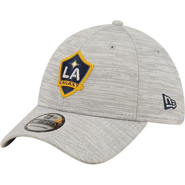 Mens New Era Gray LA Galaxy Distinct 39THIRTY Flex Hat Product Image