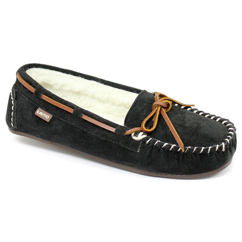 LAMO Britain Moc II Womens Fleece Moccasins, Girls Product Image