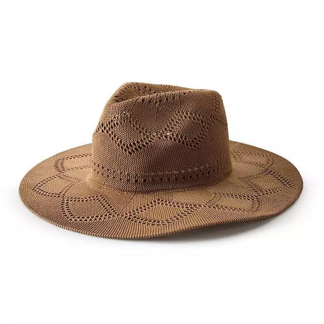 Womens Sonoma Goods For Life Novelty Knit Panama Hat Product Image