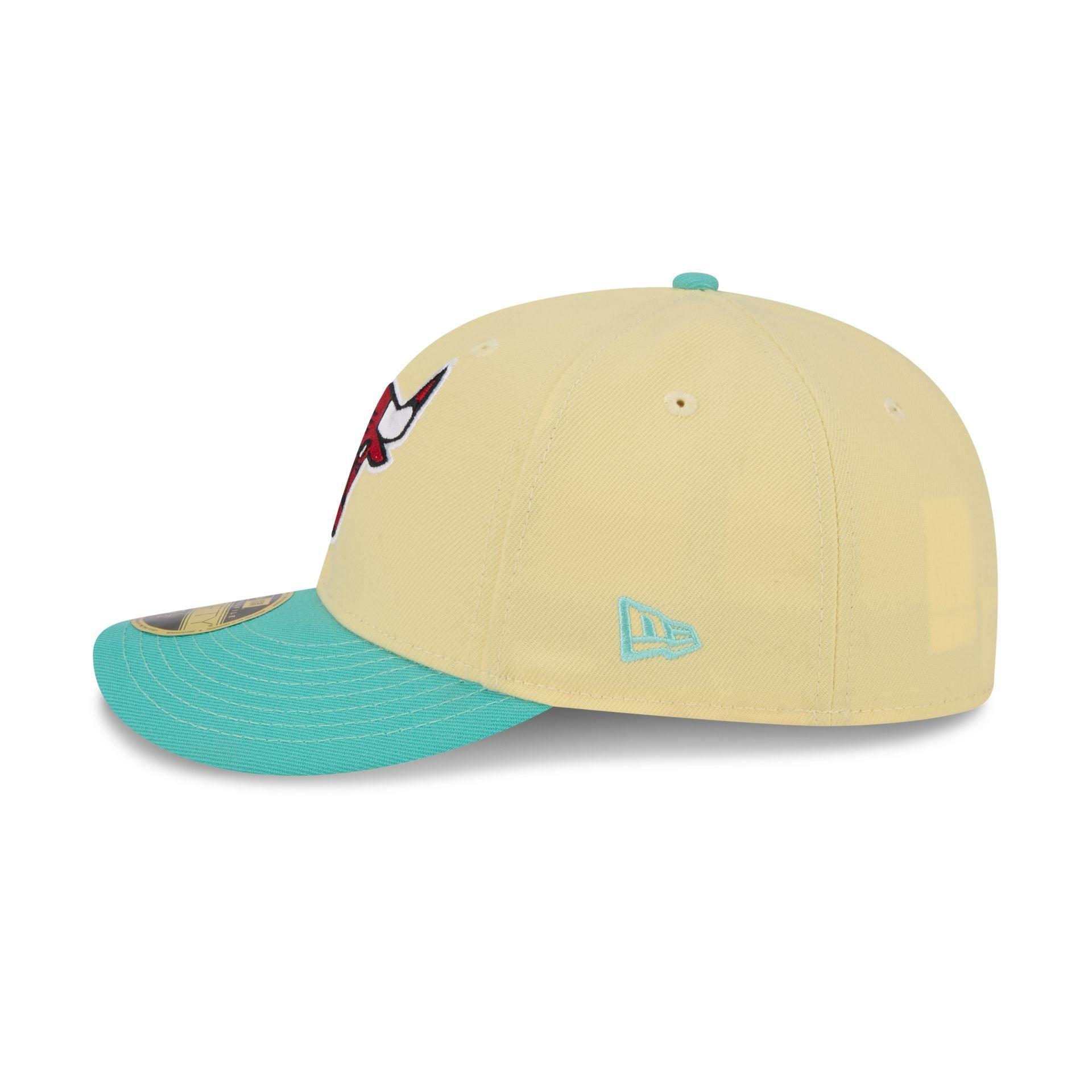 Chicago Bulls Soft Yellow Low Profile 59FIFTY Fitted Hat Male Product Image