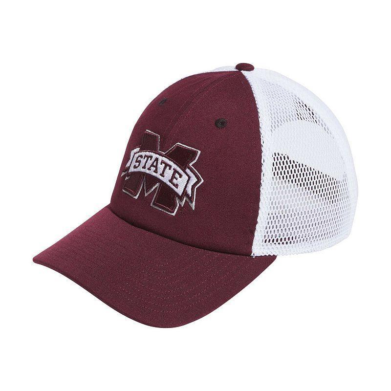 Mens adidas Maroon Mississippi State Bulldogs Mascot Slouch Trucker Adjustable Hat Product Image