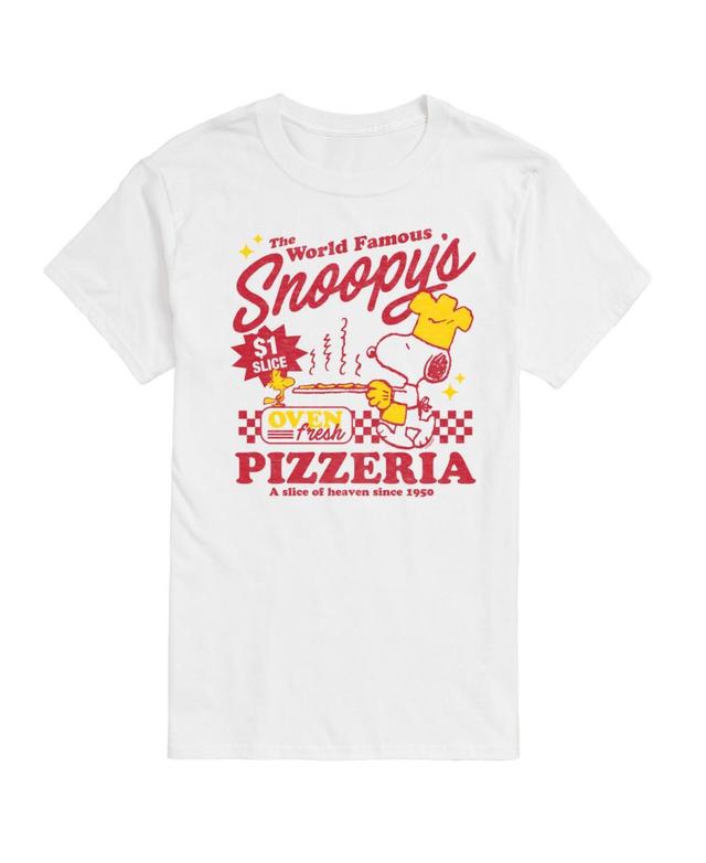 Hybrid Apparel Peanuts Pizzeria Mens Short Sleeve Tee Product Image