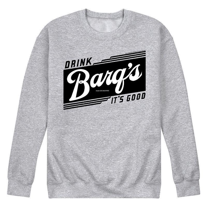 Mens Drink Barqs Its Good Graphic Fleece Grey Gray Product Image