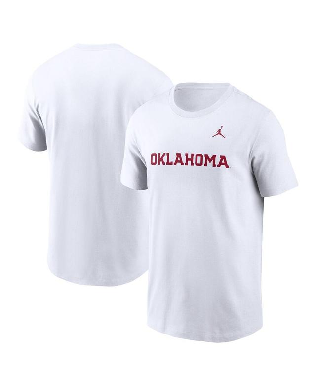 Jordan Mens Oklahoma Sooners Primetime Evergreen Wordmark T-Shirt Product Image