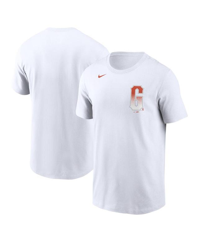 Mens Nike White San Francisco Giants Team City Connect Wordmark T-shirt Product Image