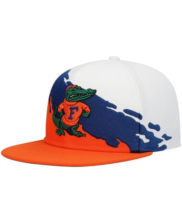 Mens Mitchell & Ness Orange Florida Gators Paintbrush Snapback Hat - Orange Product Image