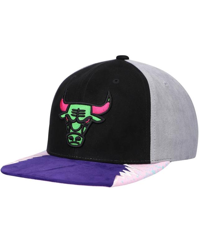 Mens Mitchell & Ness Black Chicago Bulls Day 5 Snapback Hat - Black Product Image