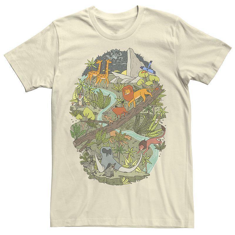 Mens Disneys The Lion King Pridelands Storybook Style Tee Product Image