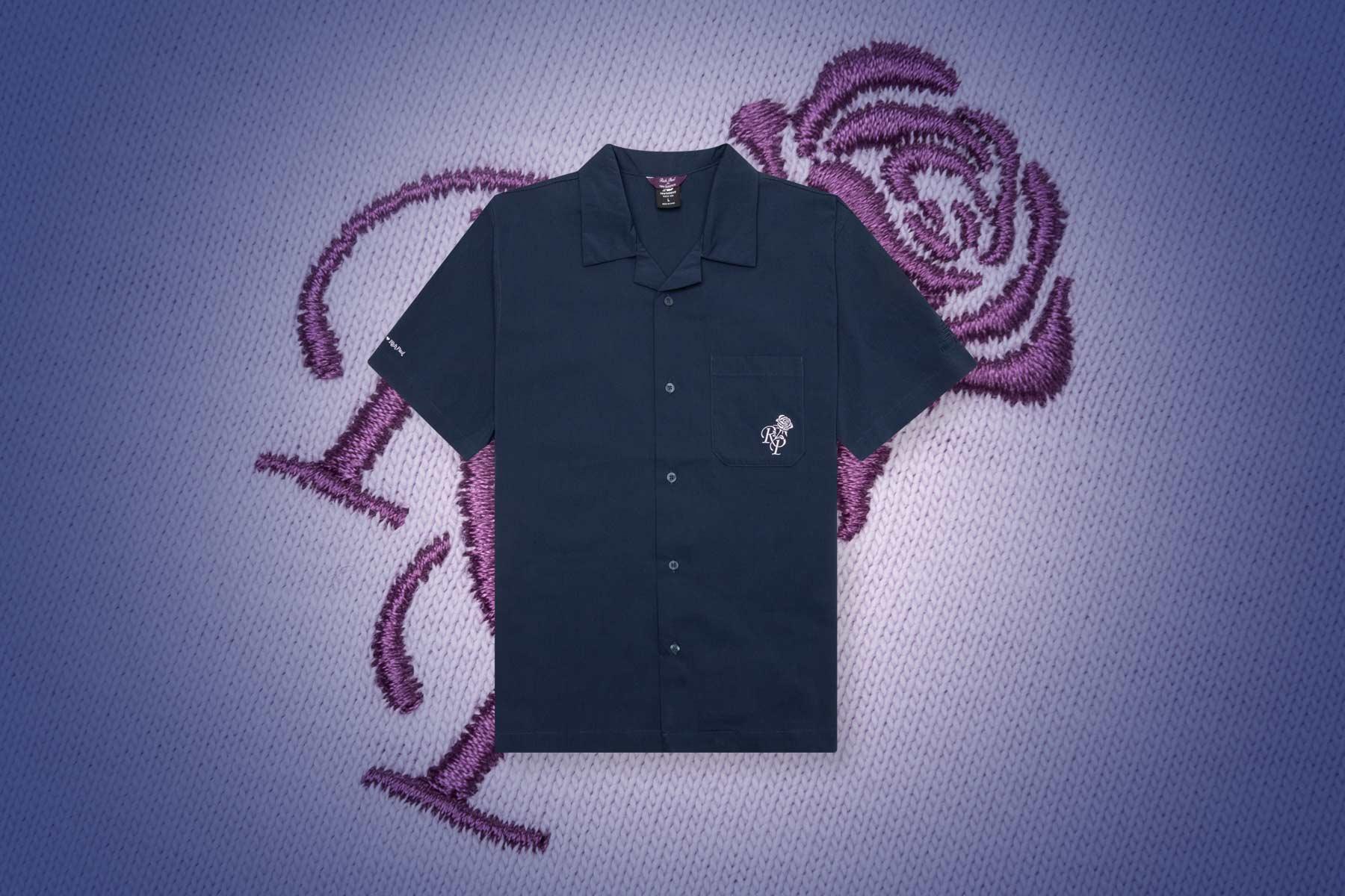 New Balance x Rich Paul Collar Shirt - NB Navy Male Product Image