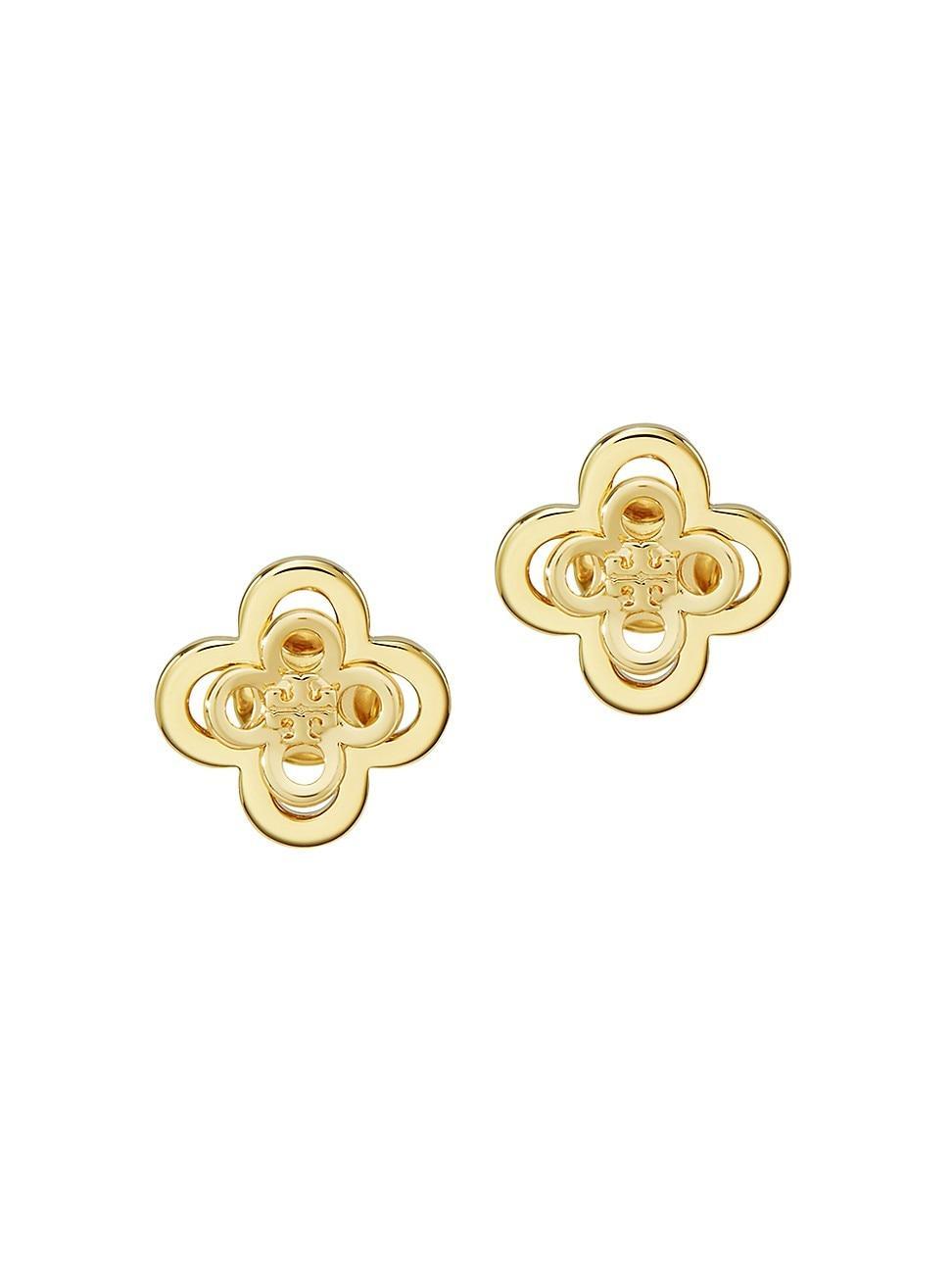 Tory Burch Kira Clover Stud Earrings Product Image