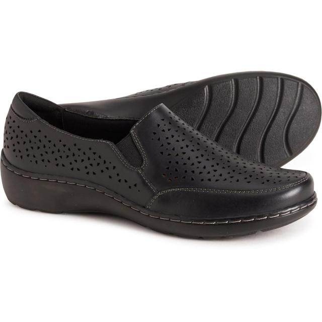 Clarks Cora Sky Shoes - Leather, Slip-Ons (For Women) Product Image