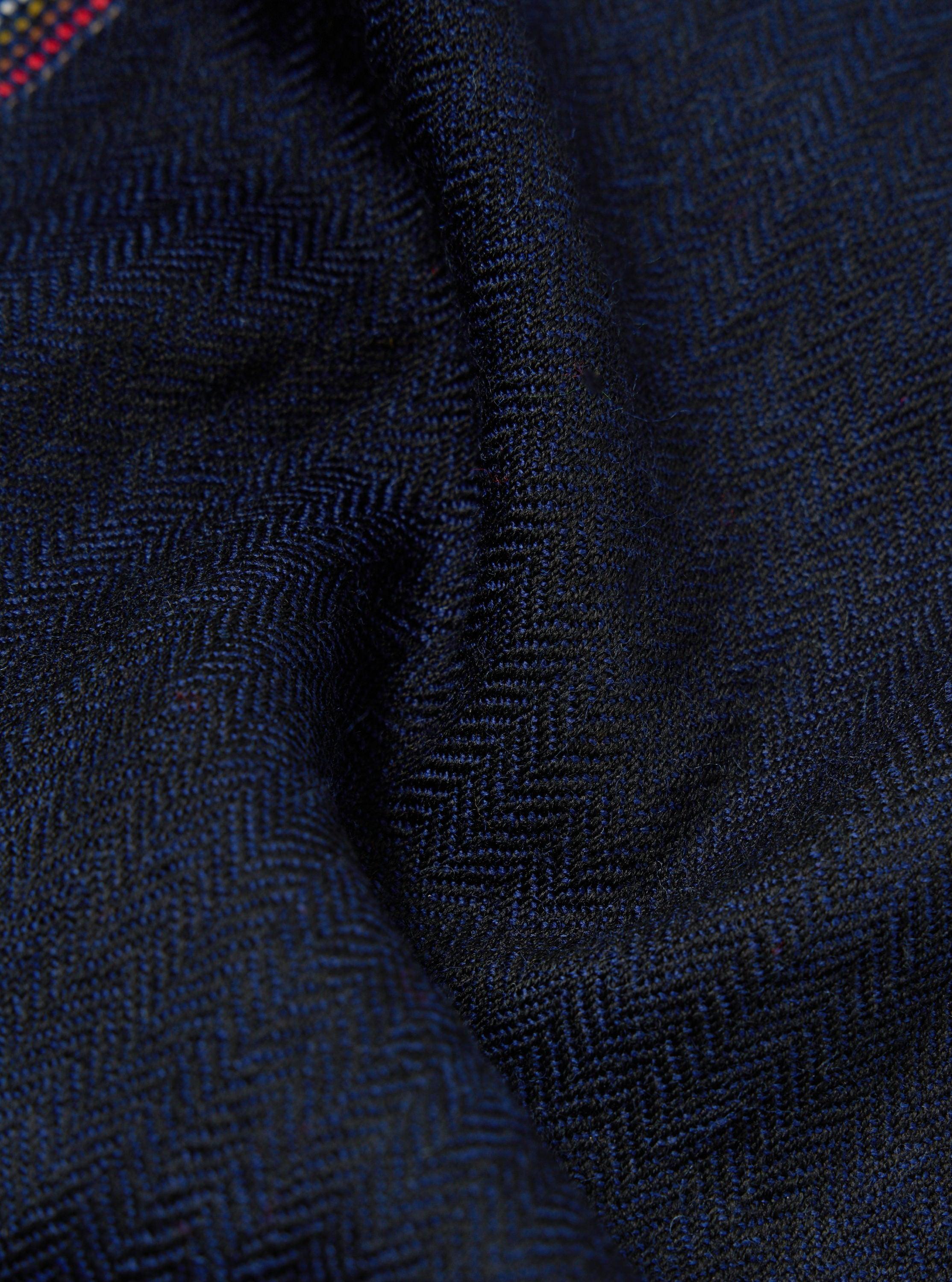 Universal Works Wool Scarf in Navy Merino Wool Product Image