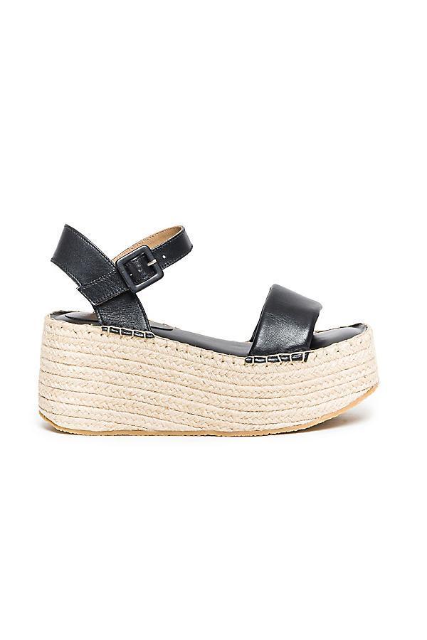 Womens Mallorca Leather Platform Espadrille Product Image