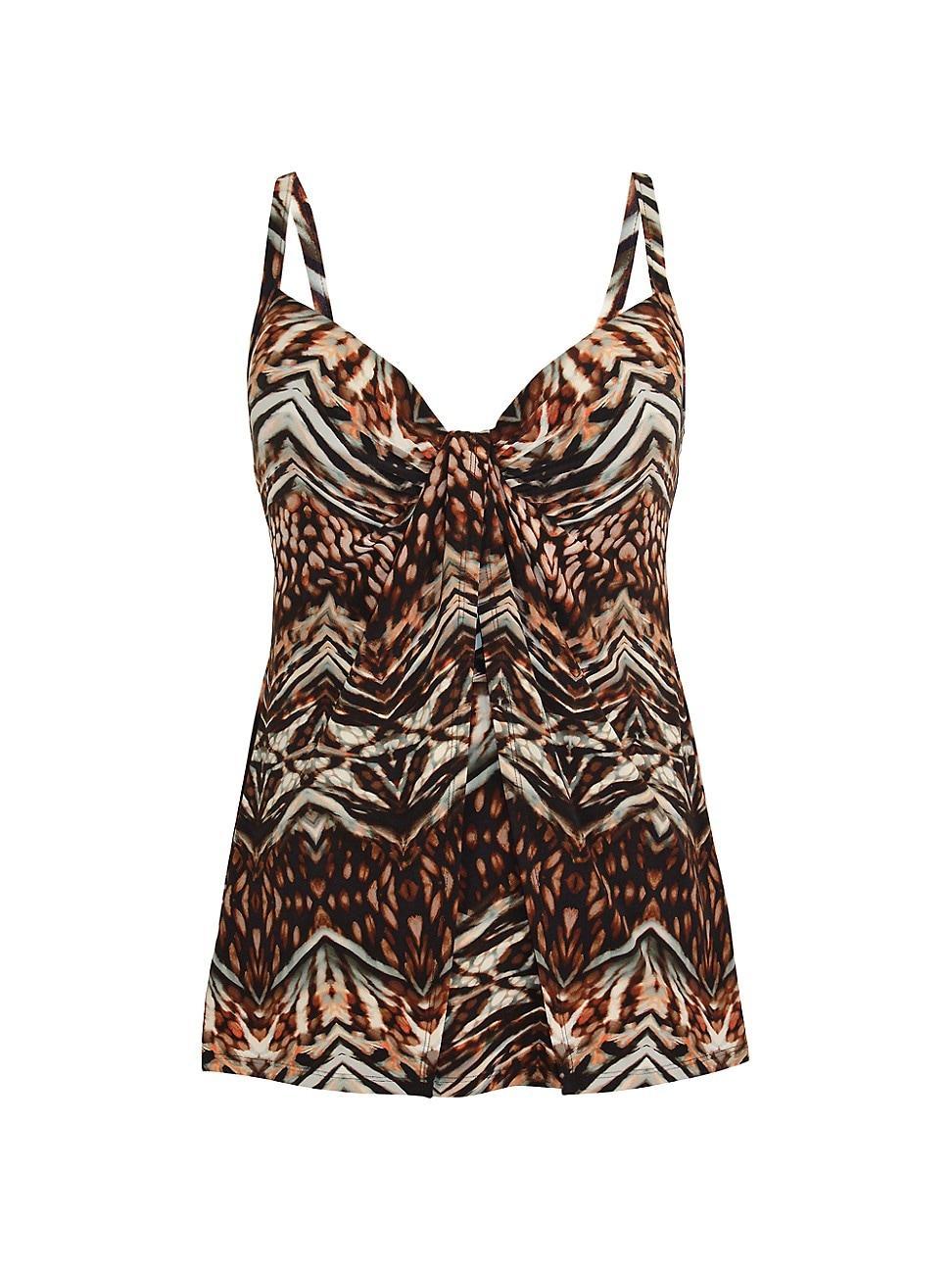 Womens Tribal Tigress Gala Tankini Top Product Image