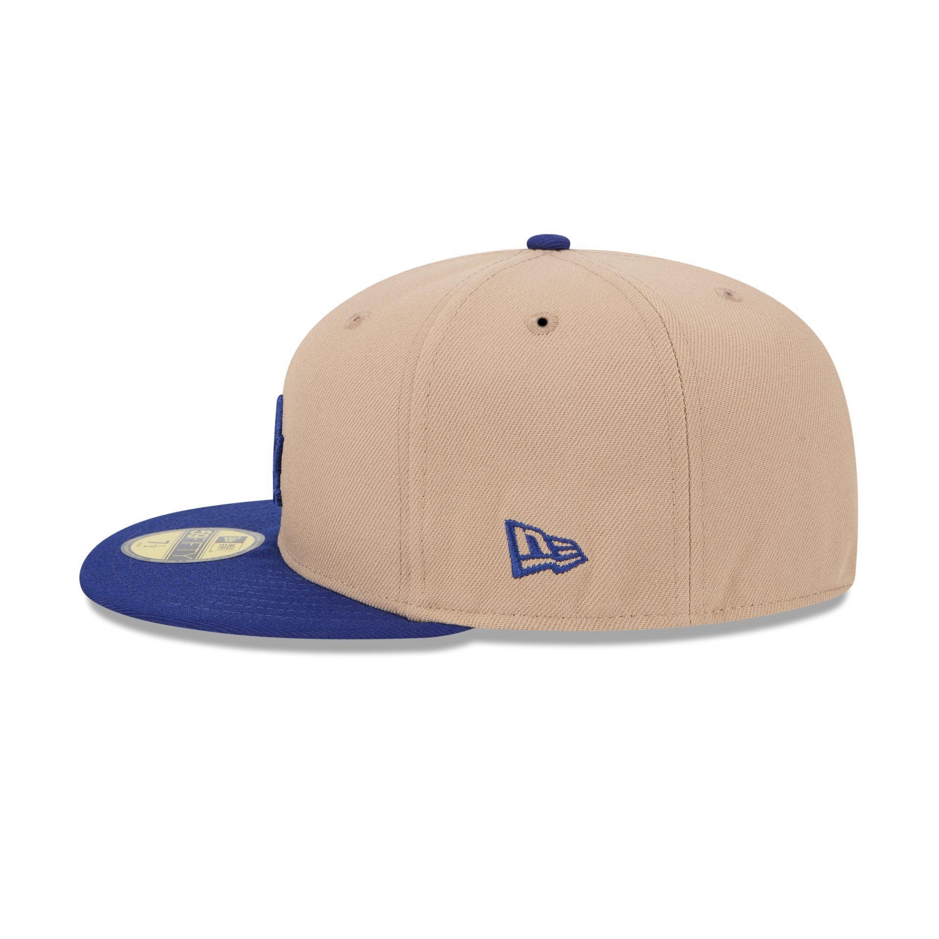 Los Angeles Dodgers Camel 59FIFTY Fitted Hat Male Product Image