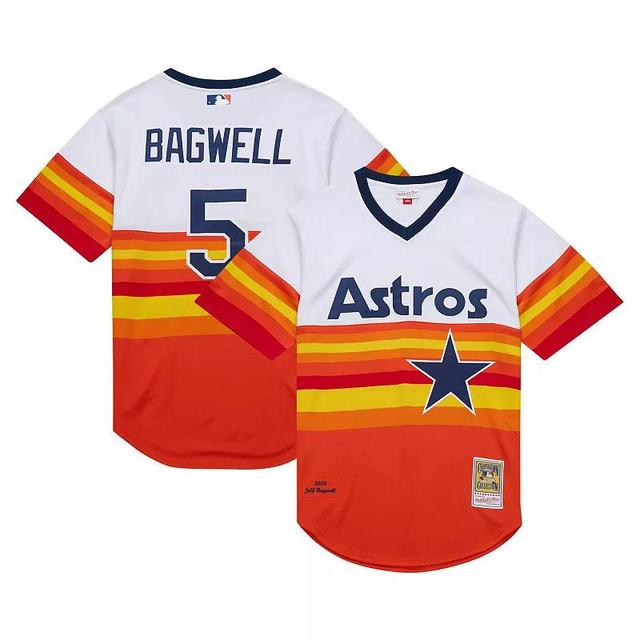 Mens Mitchell & Ness Jeff Bagwell Houston Astros 2004 Cooperstown Collection Authentic Throwback Jersey Product Image