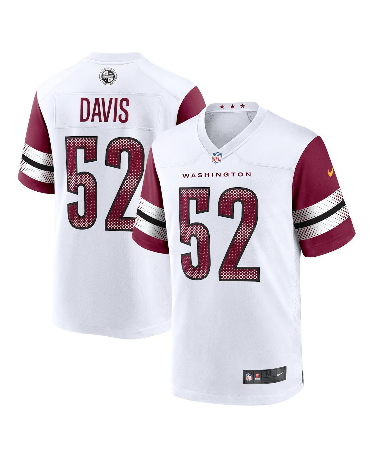 Mens Nike Jamin Davis White Washington Commanders Game Jersey Product Image