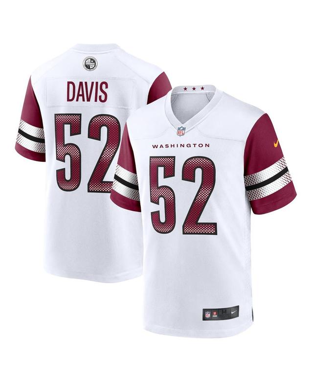 Mens Nike Jamin Davis White Washington Commanders Game Jersey - White Product Image