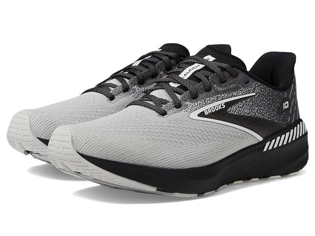 Brooks Launch 10 GTS Blackened Pearl/White) Men's Shoes Product Image