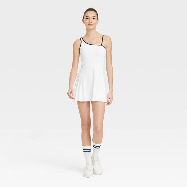 Womens Asymmetrical Active Dress - All In Motion White XXL Product Image
