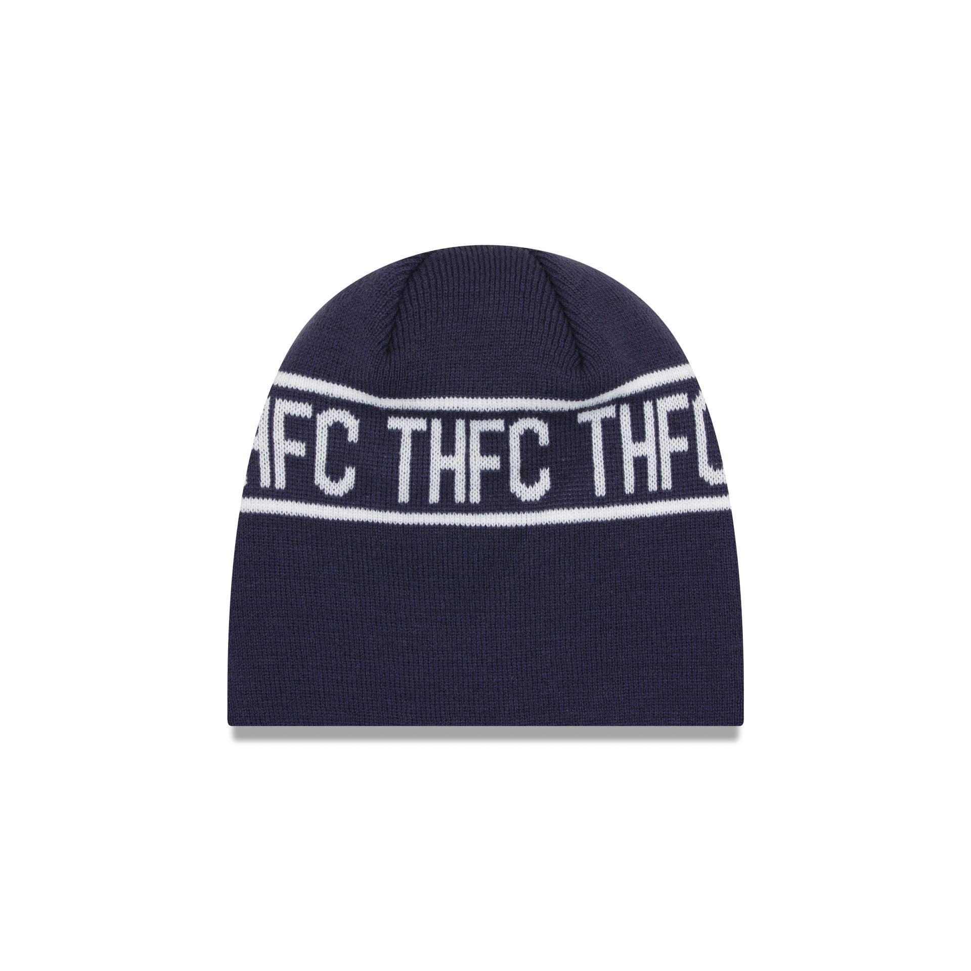 Tottenham Hotspur Navy Skull Knit Hat Male Product Image