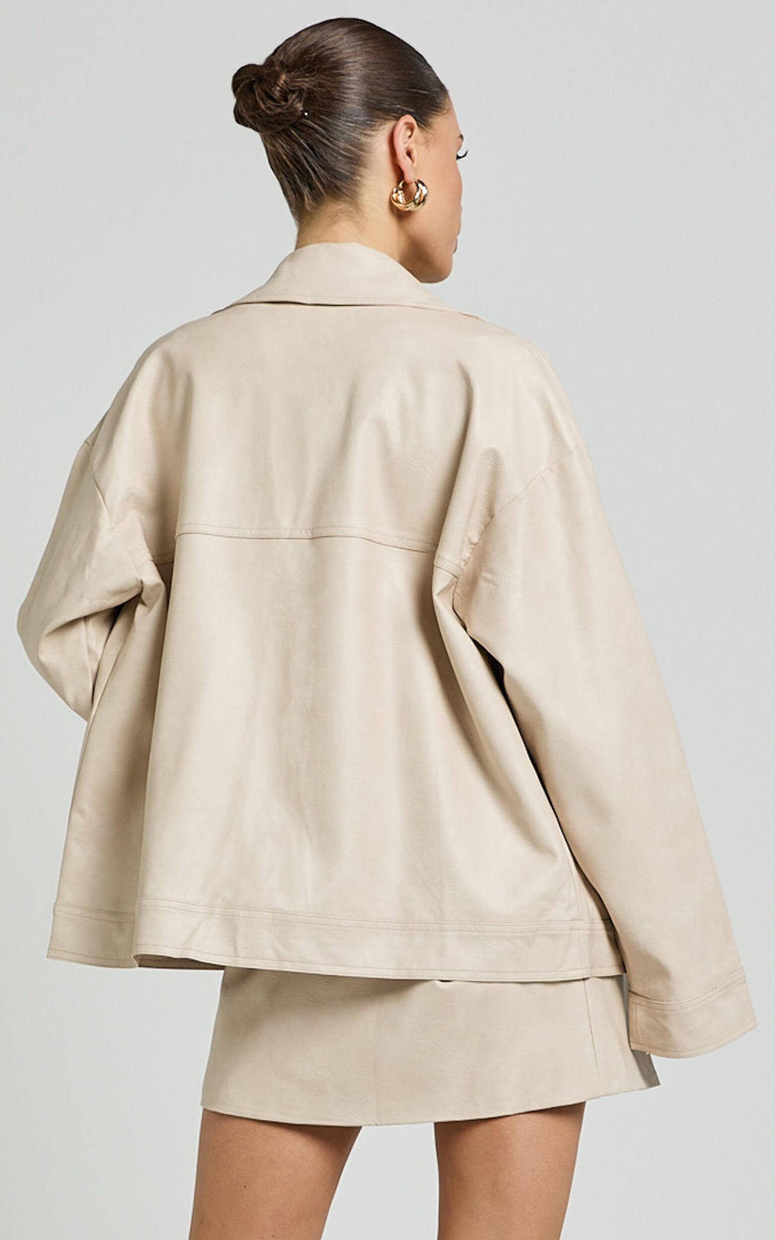 Sndys The Label - Royce Oversized Jacket in Stone Product Image