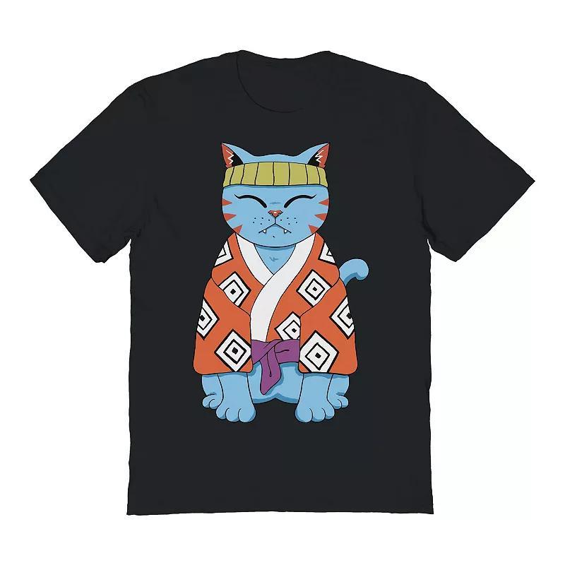 Mens COLAB89 by Threadless Pirate Cat Fish Graphic Tee Product Image