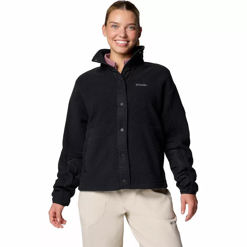 Womens Columbia Cloud Point Snap Front Fleece Jacket Product Image