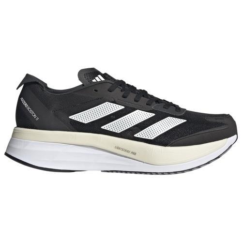 adidas Mens adiZero Boston 11 - Shoes Grey/White/Black Product Image