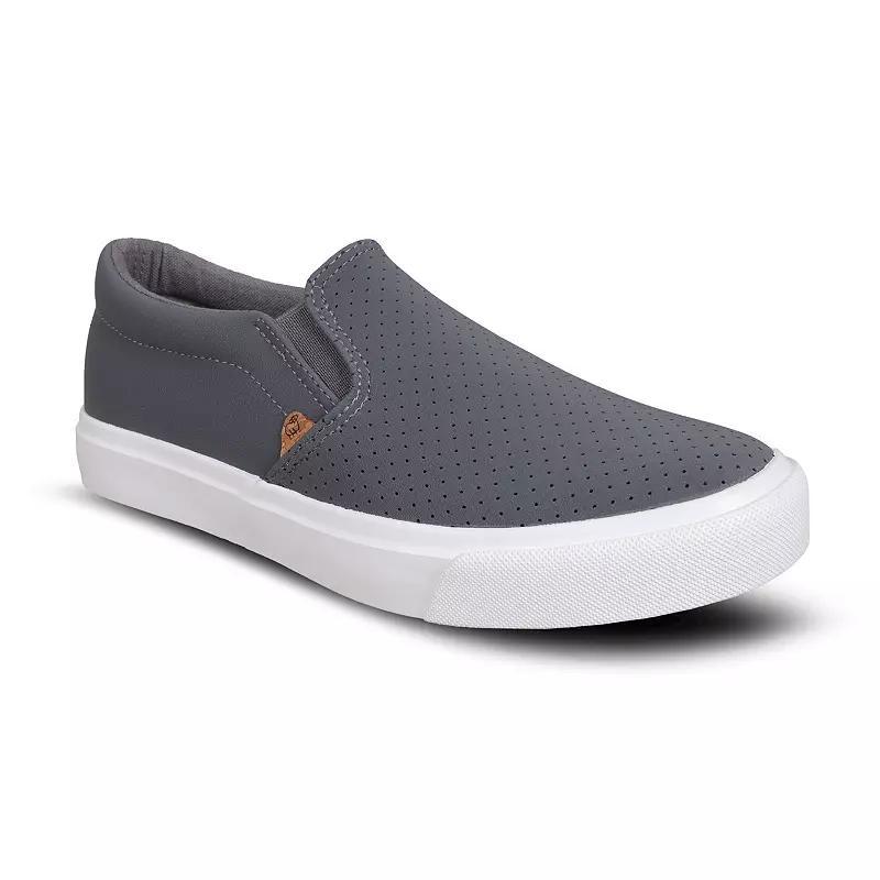 LAMO Piper II Womens Slip-On Shoes Grey Perf Product Image