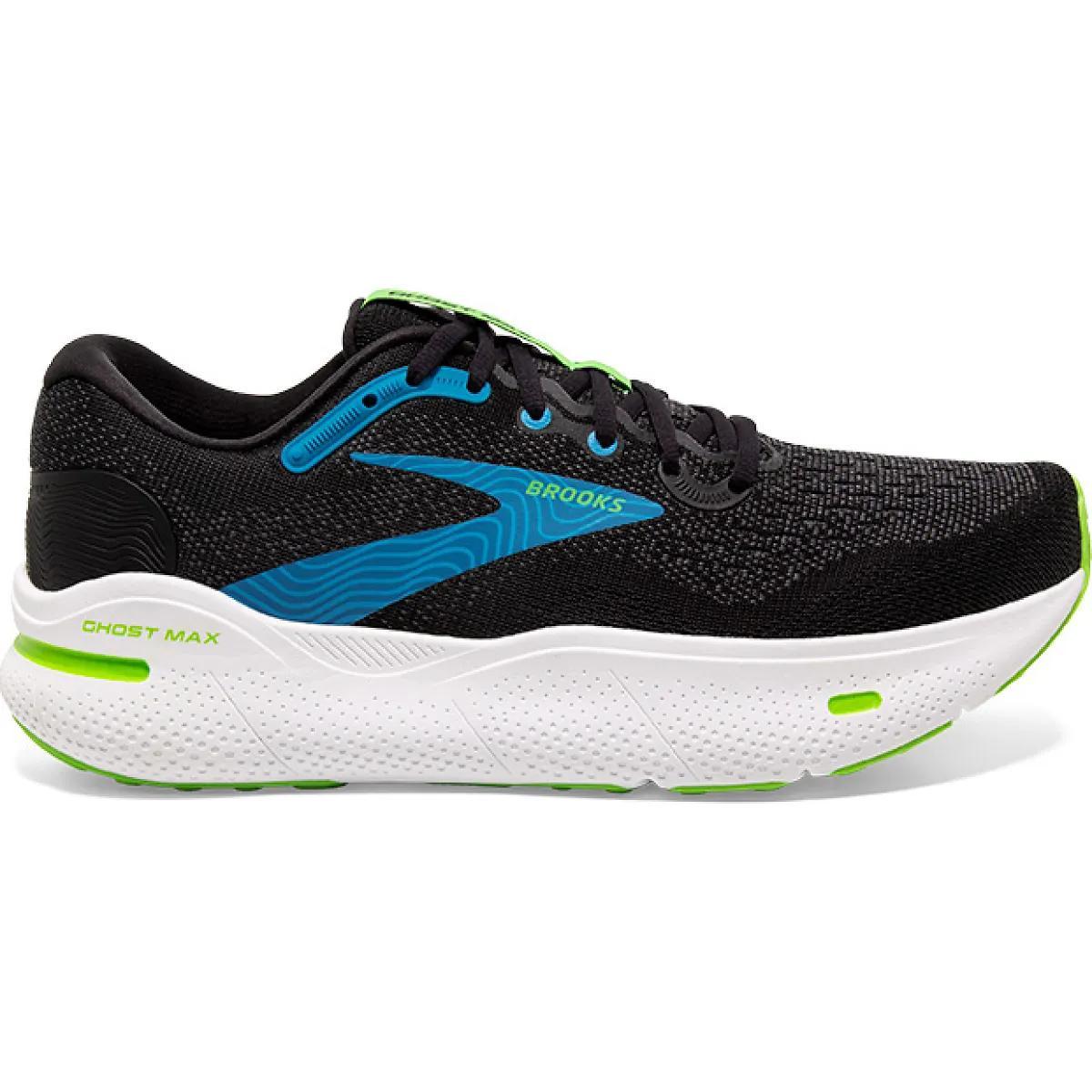 Brooks Womens Brooks Ghost Max - Womens Running Shoes Black/Orange Product Image