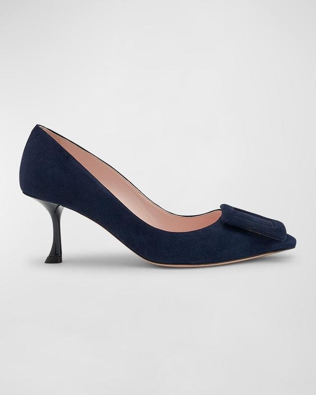 Viv In The City Suede Buckle Pumps Product Image