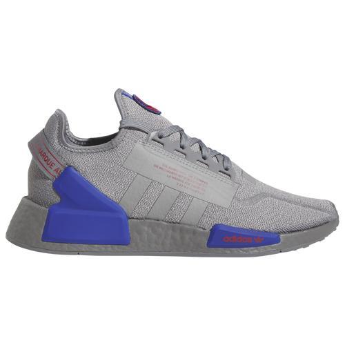 adidas Originals Mens NMD V2 - Running Shoes Lucid Blue/Grey Product Image