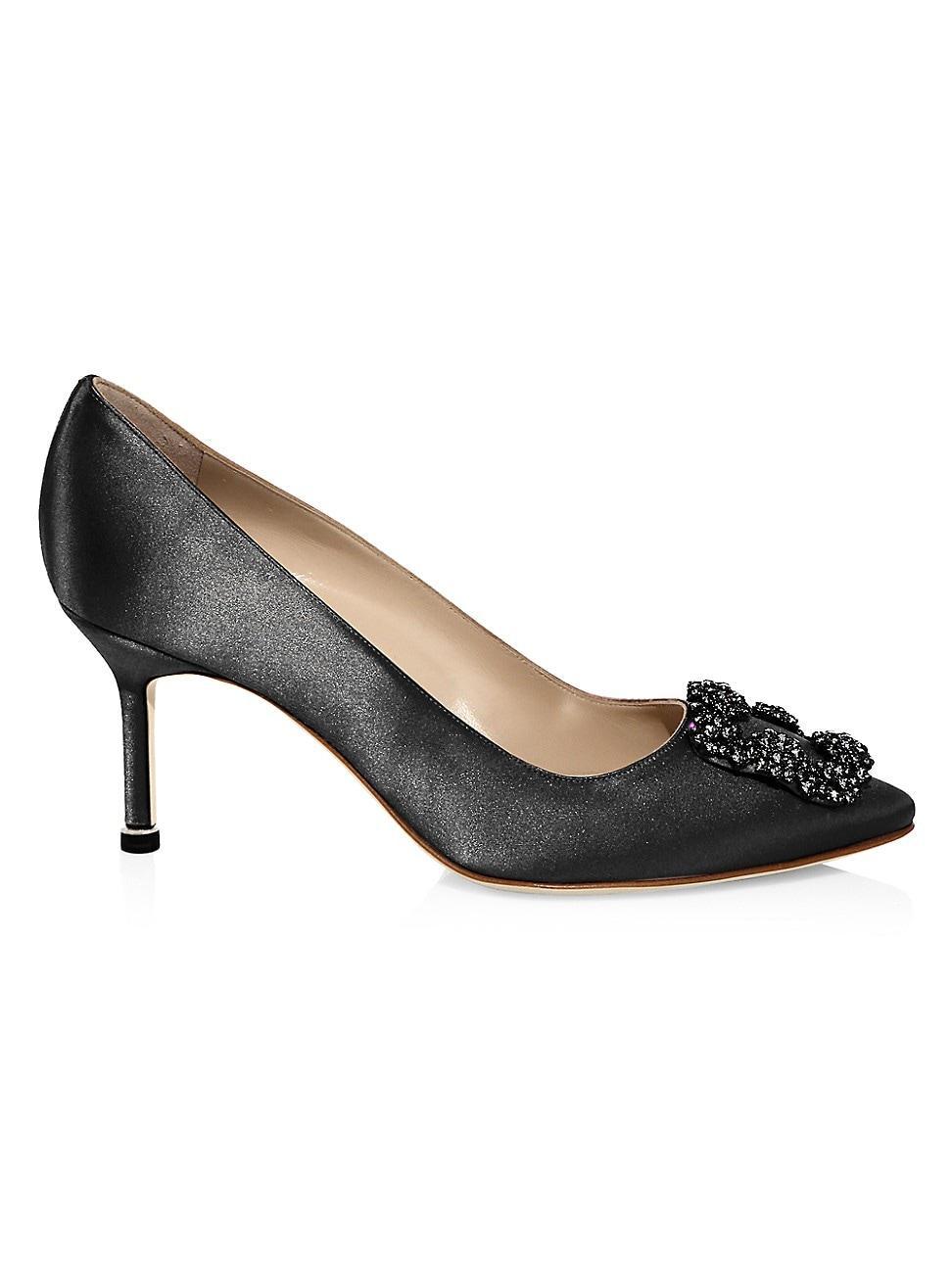 Womens Hangisi 70 Embellished Buckle Pumps Product Image