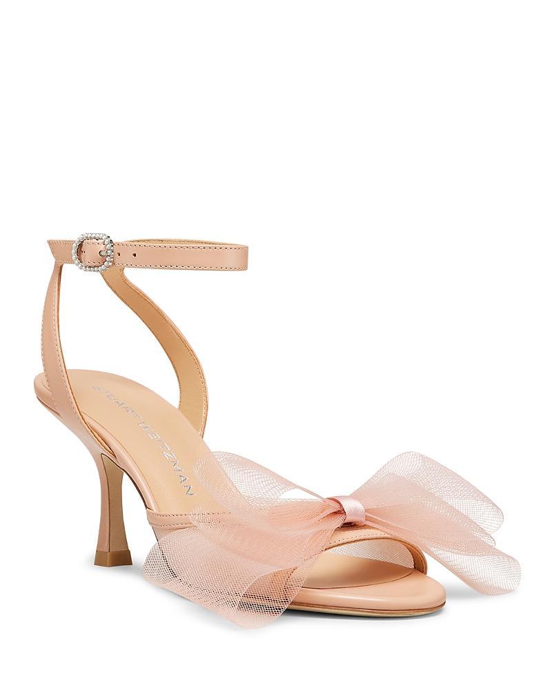 Stuart Weitzman Womens Blushing Bow 75 Mid Heel Sandals Product Image