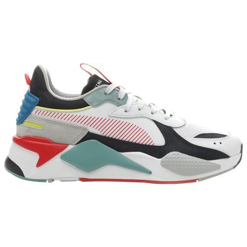 PUMA Mens PUMA RS-X Parisian - Mens Running Shoes White/Purple/Teal Product Image