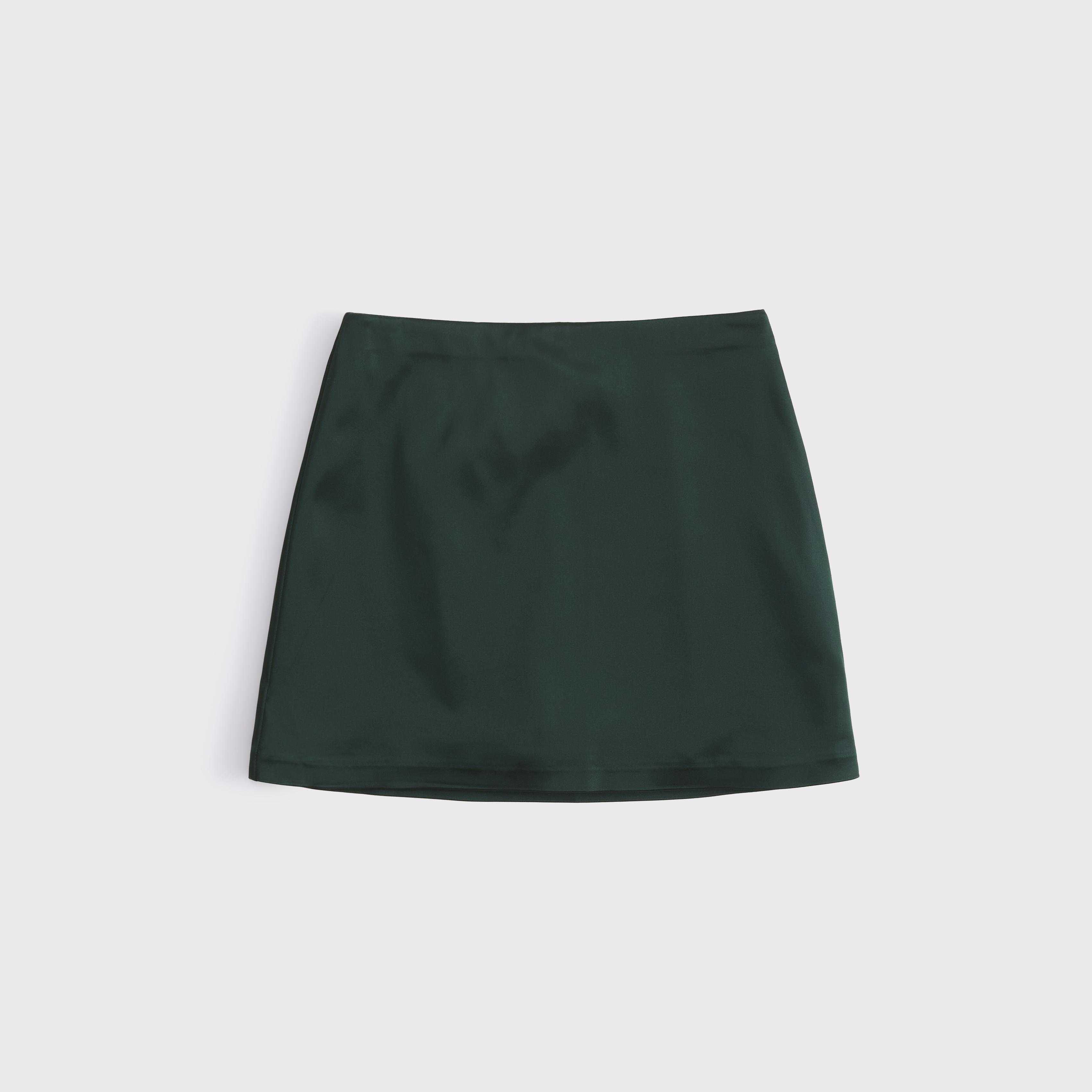 The A&F Scarlett Vegan Leather Mini Skort Product Image