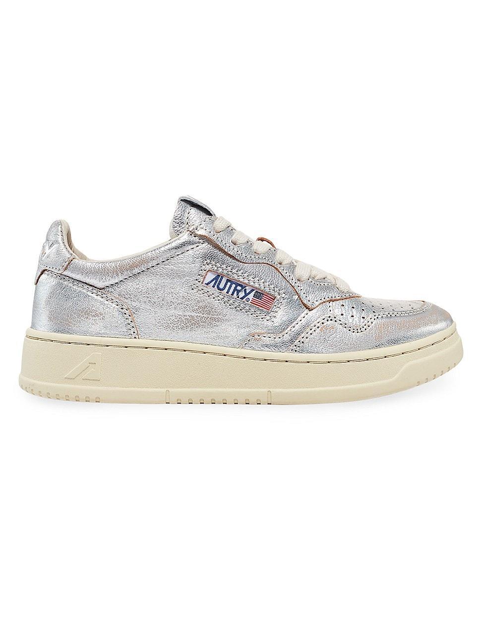 Womens Medalist Leather Low-Top Sneakers Product Image