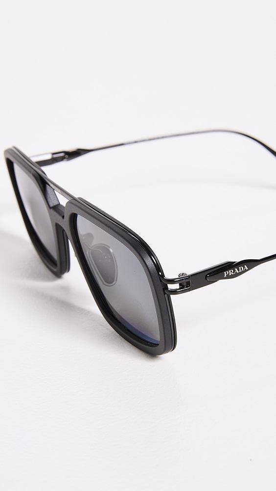 Prada Aviator Sunglasses | Shopbop Product Image