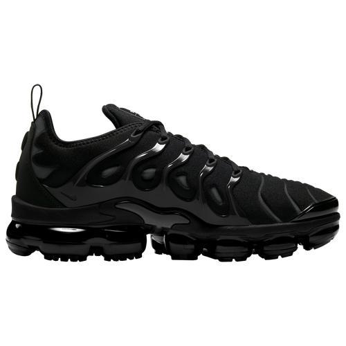 Nike Mens Nike Air Vapormax Plus - Mens Running Shoes Black/Black/Dark Grey Product Image