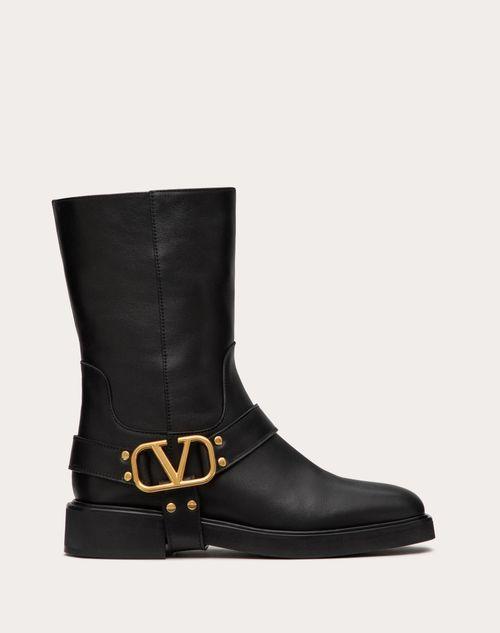 VLOGO SIGNATURE CALFSKIN ANKLE BOOT 30MM Product Image